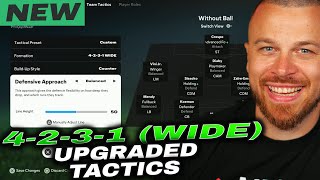 EA FC 25 POST PATCH UPGRADED THE GOAT 4-2-3-1 WIDE FORMATION (Elite Division Custom Tactics & Roles)