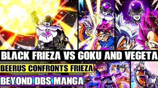 Beyond Dragon Ball Super: Black Frieza Vs Ultra Instinct Goku And Ultra Ego Vegeta! Beerus Arrives