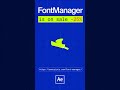 Font Manager for After Effects