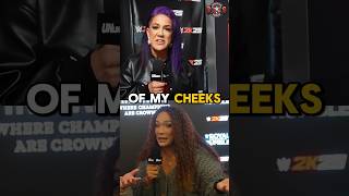 Bayley claps back at the BBL Accusations 🍑 #bbl #wwe