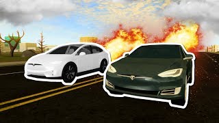 Roblox Vehicle Simulator Tesla Model S 2013 - скачать tesla beats mclaren roblox jailbreak vehicle