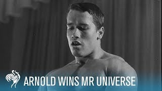 Arnold Schwarzenegger Wins Mr. Universe Bodybuilding Contest (1969) | British Pathé