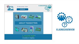 LAUMAS weight transmitters: the full range