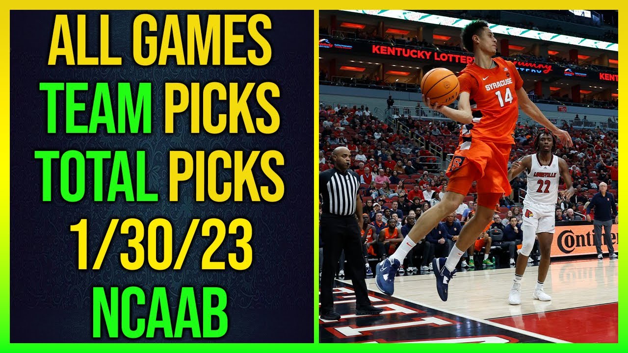 Free NCAAB Picks Today 1/30/23 College Basketball Picks And Predictions ...