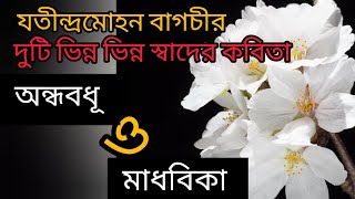 দুটি ভিন্ন ভিন্ন অনুভূতির কবিতা শুনুন| অন্ধবধূ |যতীন্দ্রমোহন বাগচী|কন্ঠে স্বাতী |Bengali recitation