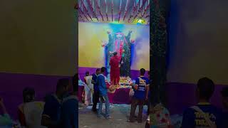 #shortvideo রাত 2 টা বাজে তো দেখো আমাদের মায়ের ভোগের পুজো হচ্ছে