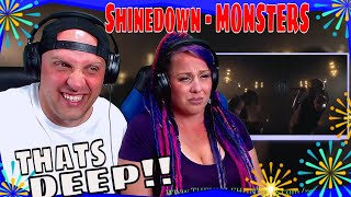REACTION TO Shinedown - MONSTERS (Official Video) THE WOLF HUNTERZ REACTIONS
