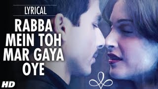 Rabba Mein Toh Mar Gaya Oye Lyrical Video | Mausam | Shahid kapoor ,Sonam Kapoor