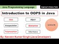 Introduction to OOPS  | Java Programming Language | Java