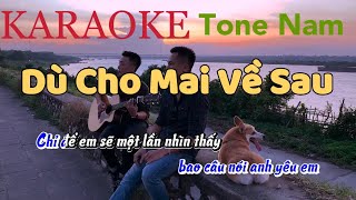 Karaoke/Beat Guitar Tone Nam | Dù Cho Mai Về Sau | Thắng Nguyễn