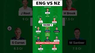 ENG vs NZ Dream11,England vs NewZeland 1st ODI Match Dream11 Team Prediction