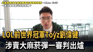 LOL前世界冠軍Toyz劉偉健　涉賣大麻菸彈一審判出爐－民視新聞