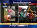 accident dcm hit car 4 dead at devaruppula jangaon dist