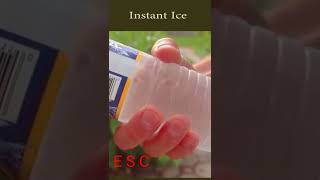Instant ice experiment, Science experiments, Science projects, Science experiments for students.