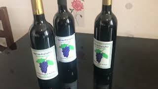 ღვინის ჩამოსხმა (სახლის პირობებში) Wine bottling (at home)