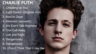 Charlie Puth Top 10 Hits Playlist Of All Time