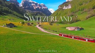 Switzerland 4K UHD Nature - A paradise on Earth - Relaxation Film - Relaxing Music #4k  #music