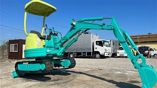 動作確認済み★ヤンマー vio15 クローラーバックホー ユンボ 美車★全塗装仕上げ済み★アワーメーター3824h★倍速付き