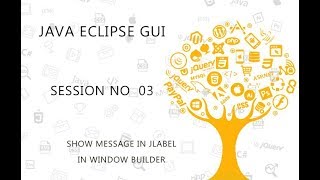 JAVA ECLIPSE GUI TUTORIAL 3 DISPLAY THE MESSAGE IN THE JLABEL