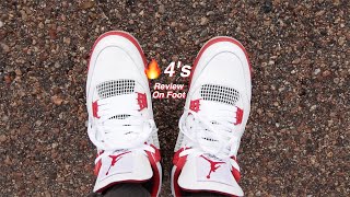 (Gifted) Jordan fire 4 Review and On Foot Retail comparison