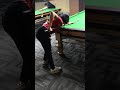 Malaysia Ladies Snooker. Drag shot practice. Tan Kim Mei(3)