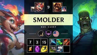 Smolder ADC vs Brand: Rampage - NA Master Patch 14.24