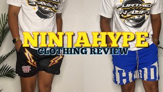 NINJA HYPE CLOTHING REVIEW PT.5 (RHUDE \u0026 Eric Emanuel shorts Review )