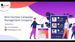 Political/Election Campaign Management Company In India.