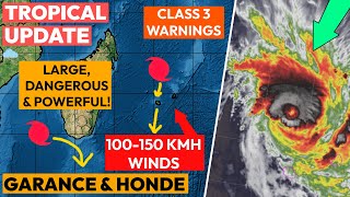 Dangerous \u0026 Significant Cyclone Approaches Mauritius and Reunion \u0026 Madagascar!