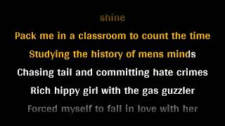 Say Anything - Hate Everyone (karaoke)