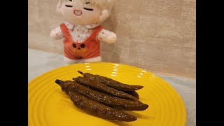 ＠Vlog30秒で作る韓国料理＠青唐辛子の醤油漬けを作ります #Shorts