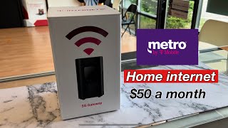 5G Home Internet Metro By T-Mobile 5G Gateway unboxing and set up