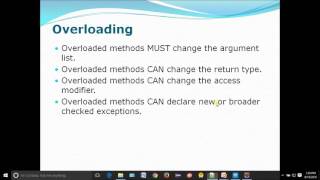 Core Java Tutorial 22 Polymorphism Overloading
