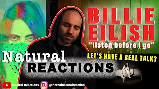Billie Eilish- listen before I go (official audio) REACTION