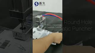 Circle Hole Puncher Pneumatic / Hole Puncher for Plastic bag / Round hole Punch Machine / Shorts