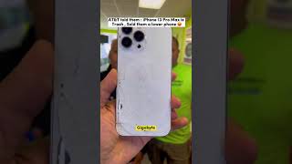 AT&T Told Them: This iPhone is So "TRASH " it’s Not "FIXABLE "😡#shorts #iphone14 #apple #ios #fyp