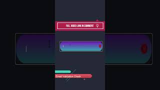 Email Validation Check Using JavaScript