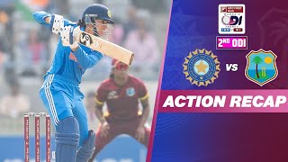 IND W vs WI W 2nd ODI Match Full Highlights India won the series by (2-0)