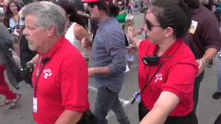 The Walking Dead Norman Reedus Hat Swap at Comic Con 2014