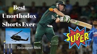 Best unorthodox shots in Cricket History | Cricket Shots |