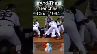 And The Benches Clear 1994 #mlb #baseball
