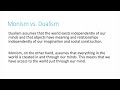 Monism vs Dualismus in social sciences