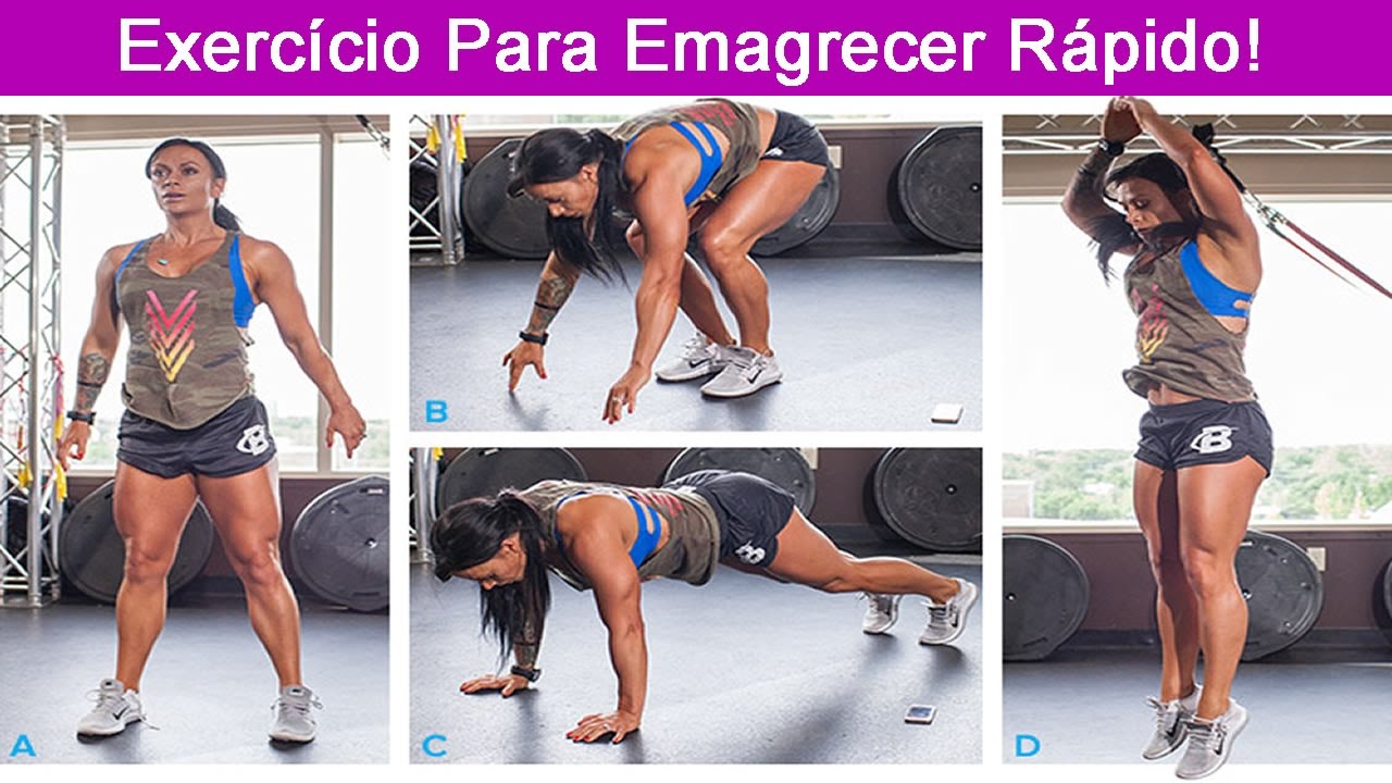 Exercícios Para Emagrecer RÁPIDO ... - YouTube