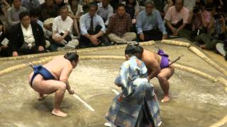 20120915 大相撲秋場所7日目　鶴竜ｖｓ松鳳山