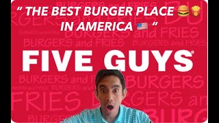 Five Guys🍔🍟, the Best BurgerPlace in Toledo,Ohio USA🇺🇸! English Lesson-How to Describe Places & Food