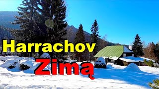 Harrachov wodospad - ZIMĄ +POLANA JAKUSZYCKA