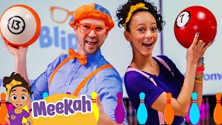 Meekah & Blippi Go Bowling | Educational Videos for Kids | Blippi and Meekah Kids TV