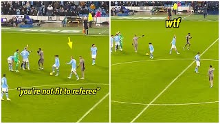 The moment Erling Haaland raged at referee Simon Hooper after Manchester City vs Tottenham 😡