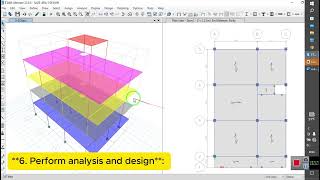 ETABS v22 Tutorial:Modeling And Detailing A Five-Story Building In 12 minutes And Correcting Mistake