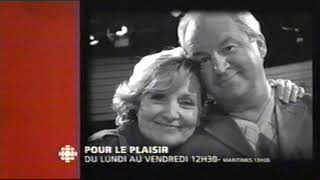 Radio Canada   Indicatif Visage, Pour le plaisir, 2009 PUB